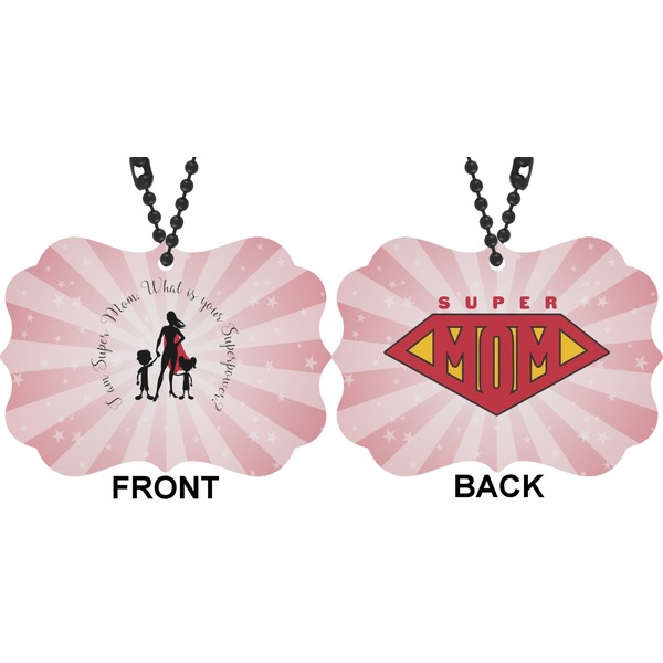 Super Mom Car Ornament (Approval)