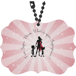 Super Mom Rear View Mirror Charm