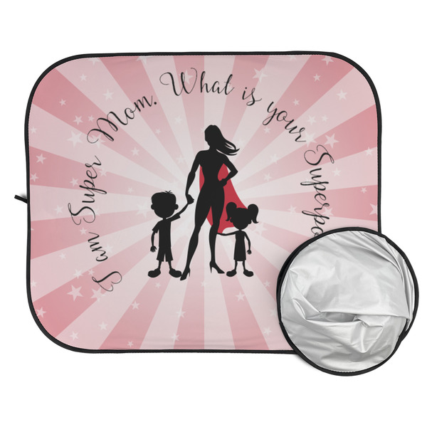 Super Mom Car Sun Shades - FOLDED & UNFOLDED