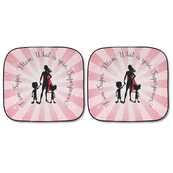 Super Mom Car Sun Shades - FRONT