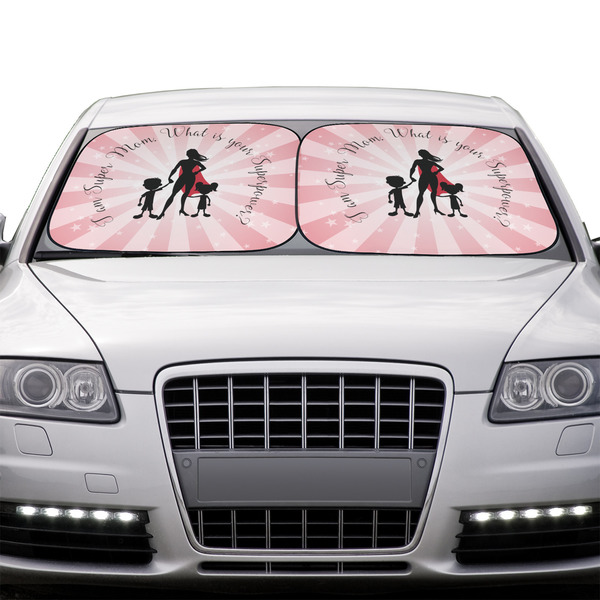 Super Mom Car Sun Shades - IN CONTEXT