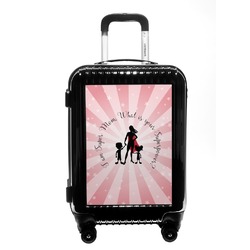 Super Mom Carry On Hard Shell Suitcase