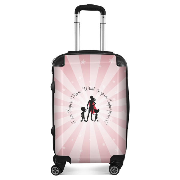 Custom Super Mom Suitcase - 20" Carry On