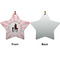Super Mom Ceramic Flat Ornament - Star Front & Back (APPROVAL)