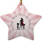 Super Mom Star Ceramic Ornament