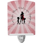 Super Mom Ceramic Night Light
