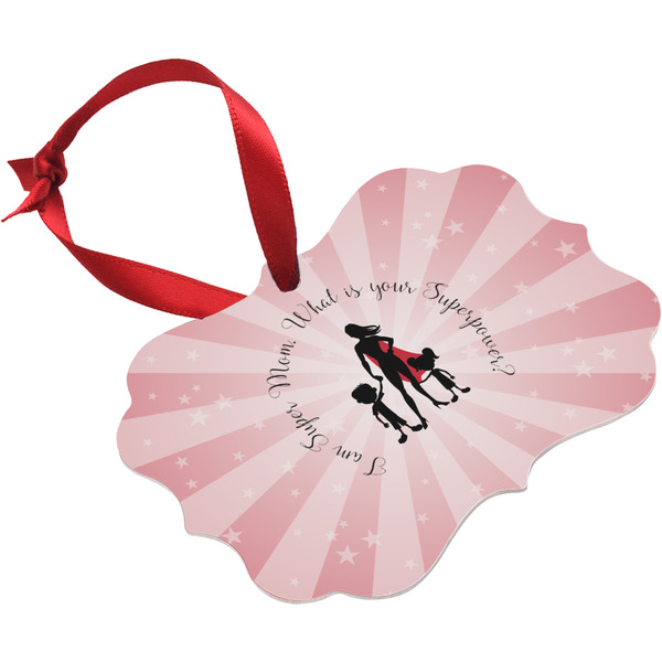 Super Mom Christmas Ornament