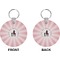 Super Mom Circle Keychain (Front + Back)