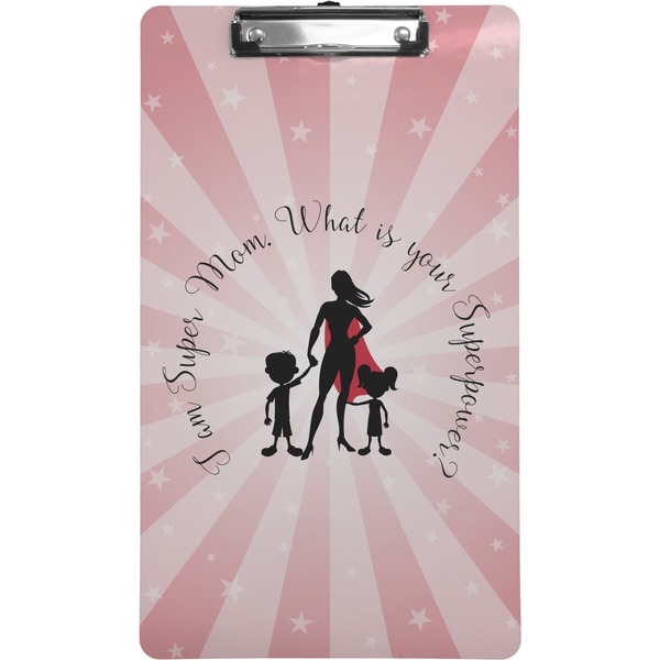 Custom Super Mom Clipboard (Legal Size)