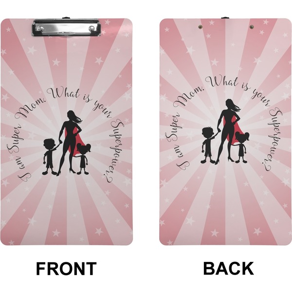 Super Mom Clipboard (Legal) (Front + Back)