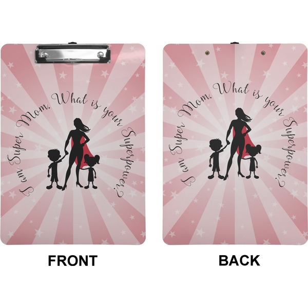 Super Mom Clipboard (Letter) (Front + Back)