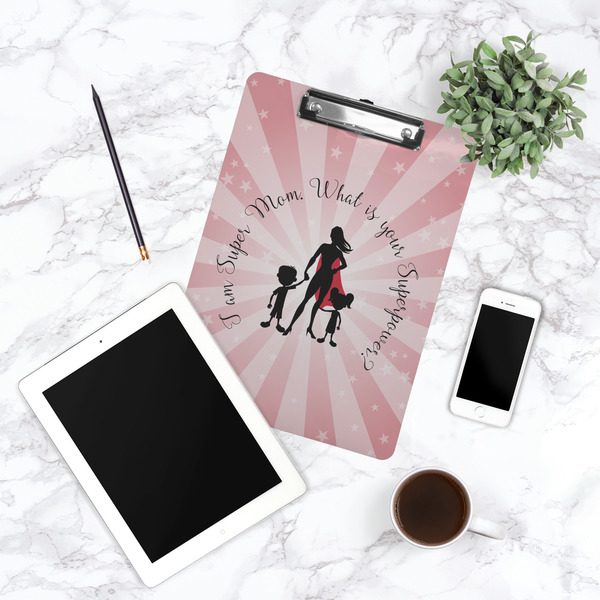 Super Mom Clipboard - Lifestyle Photo