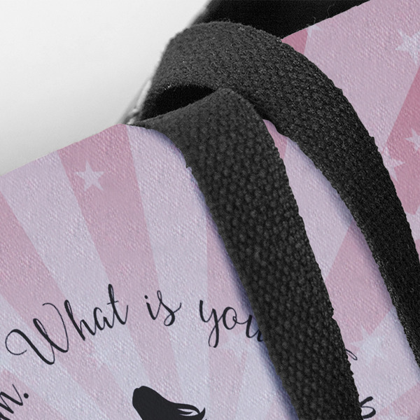 Super Mom Closeup of Tote w/Black Handles