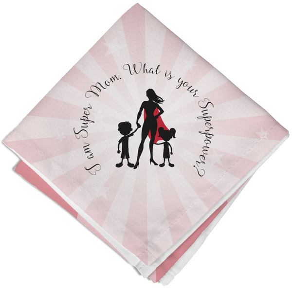 Custom Super Mom Cloth Napkin