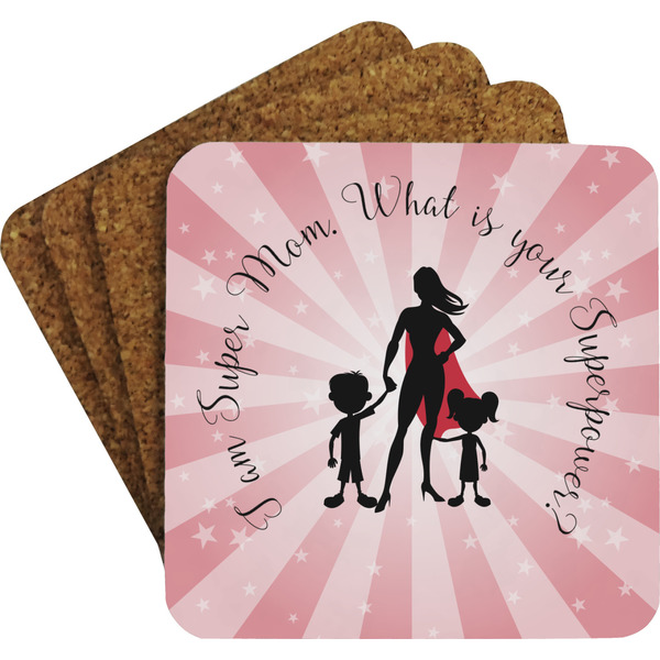 Super Mom Coaster Set (Personalized)