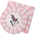 Super Mom Rubber Backed Coaster