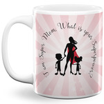 Super Mom 11 Oz Coffee Mug - White