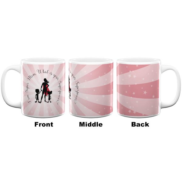 Super Mom Coffee Mug - 11 oz - White APPROVAL
