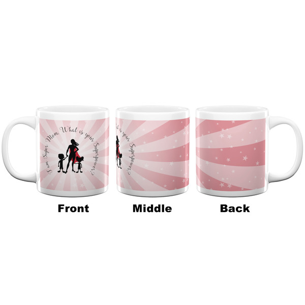 Super Mom Coffee Mug - 20 oz - White APPROVAL