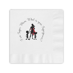 Super Mom Coined Cocktail Napkins