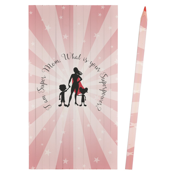 Super Mom Colored Pencils - Front View