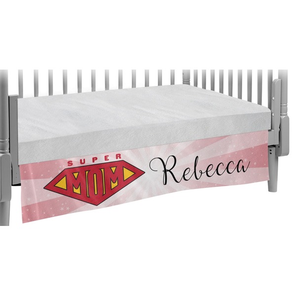 Custom Super Mom Crib Skirt