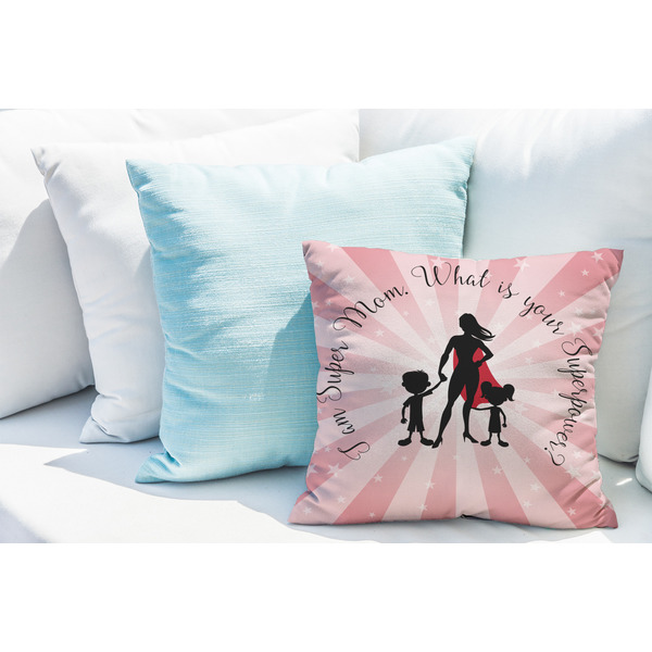 Super Mom Decorative Pillow Case - LIFESTYLE 2