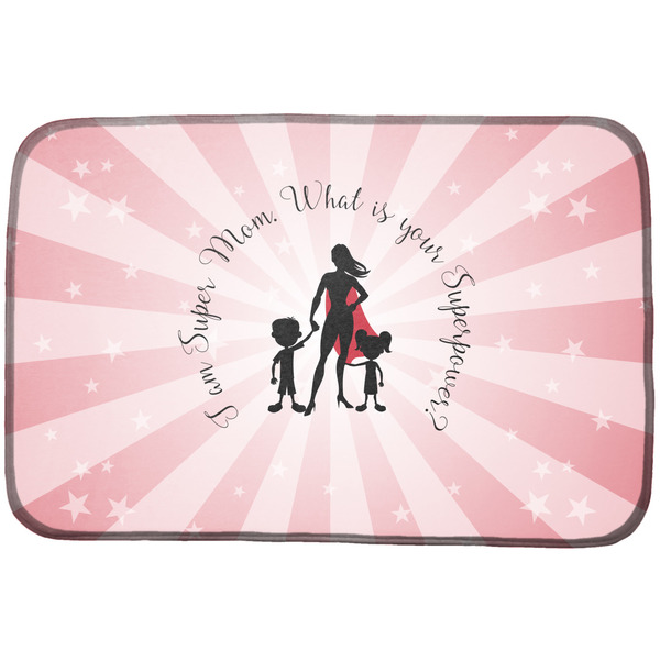 Custom Super Mom Dish Drying Mat