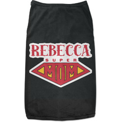 Super Mom Black Pet Shirt - 2XL