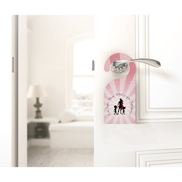Super Mom Door Hanger - LIFESTYLE
