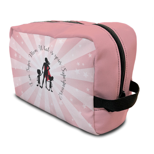 Custom Super Mom Toiletry Bag / Dopp Kit