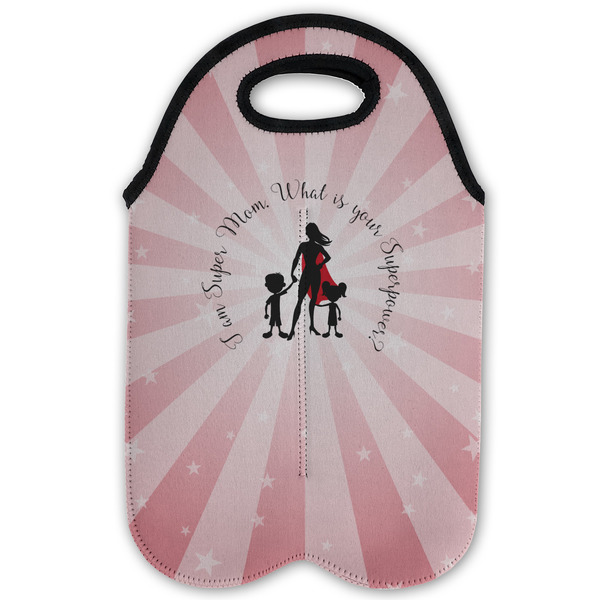 Super Mom Double Wine Tote - Flat (new)