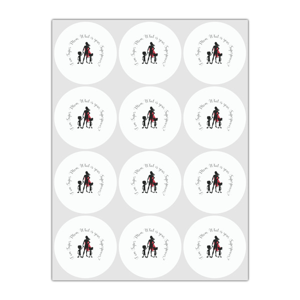 Super Mom Drink Topper - Small - Set of 12