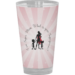 Super Mom Pint Glass - Full Color