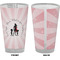 Super Mom Pint Glass - Full Color - Front & Back Views