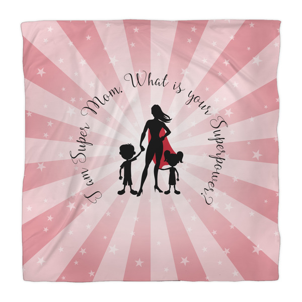 Super Mom Duvet Cover - Queen - Front