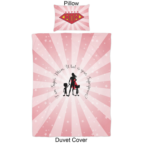 Super Mom Duvet Cover Set - Twin - Approval