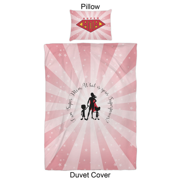 Super Mom Duvet Cover Set - Twin XL - Approval