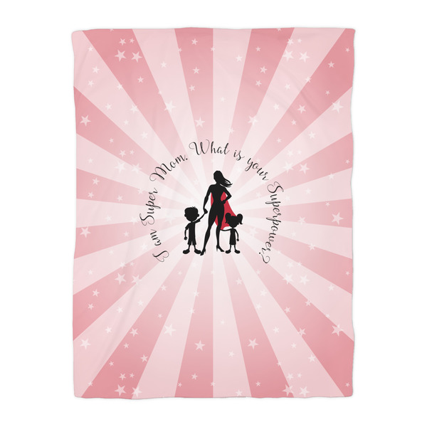 Super Mom Duvet Cover - Twin - Front