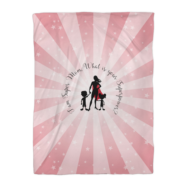 Super Mom Duvet Cover - Twin XL - Front