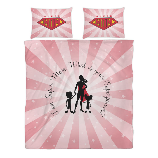 Super Mom Duvet cover Set - Queen - Alt Approval