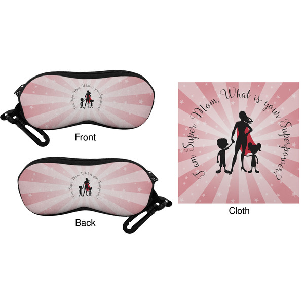 Super Mom Eyeglass Case & Cloth (Approval)
