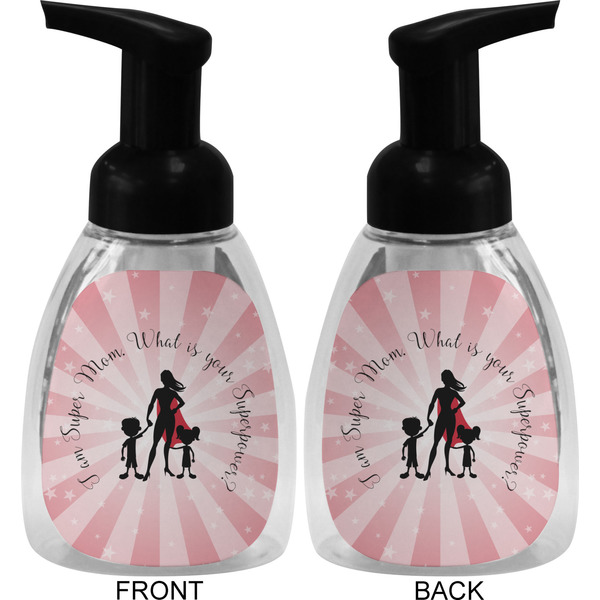 Super Mom Foam Soap Bottle (Front & Back)