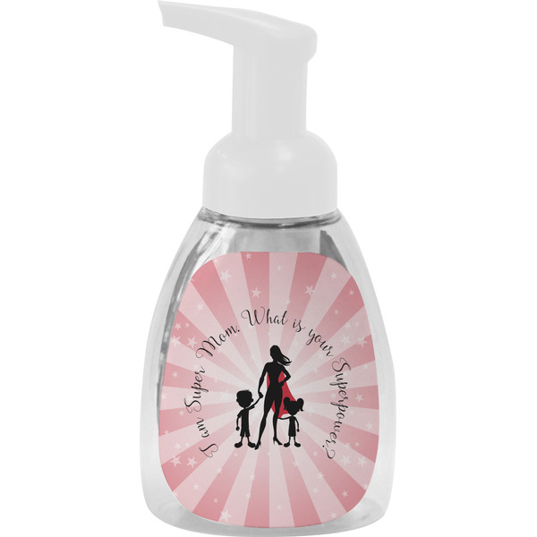 Custom Super Mom Foam Soap Bottle