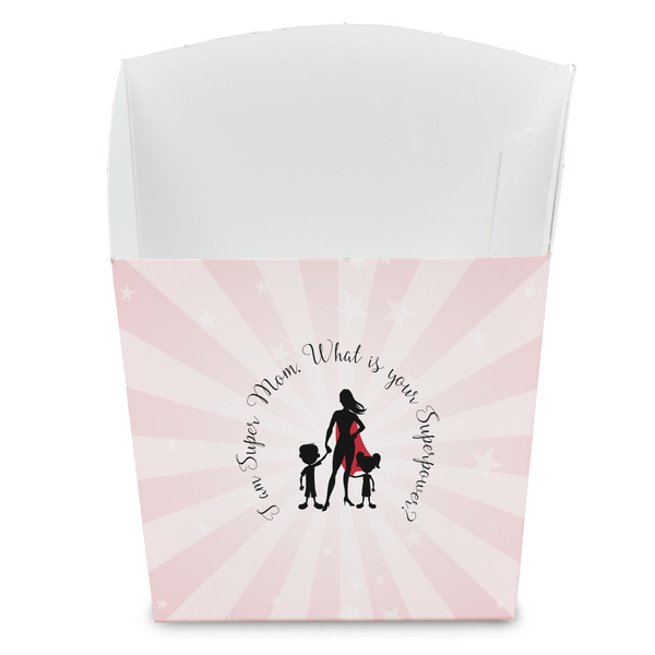 Custom Super Mom French Fry Favor Boxes