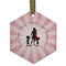 Super Mom Flat Glass Ornament - Hexagon