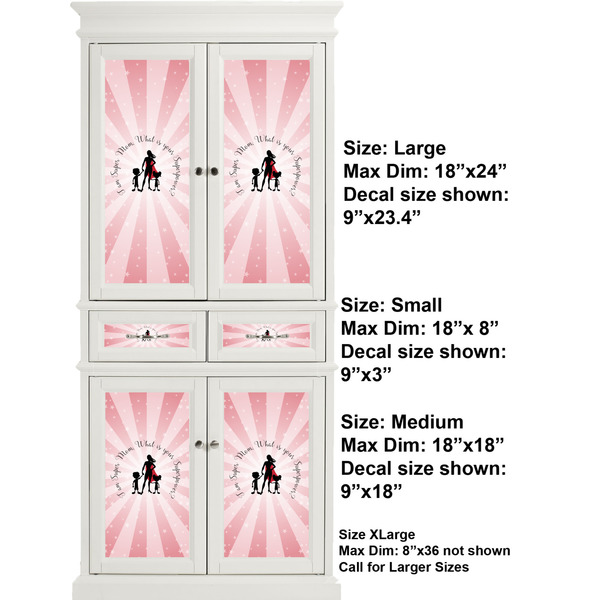 Super Mom Full Cabinet (Show Sizes)
