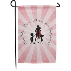 Super Mom Small Garden Flag - Double Sided