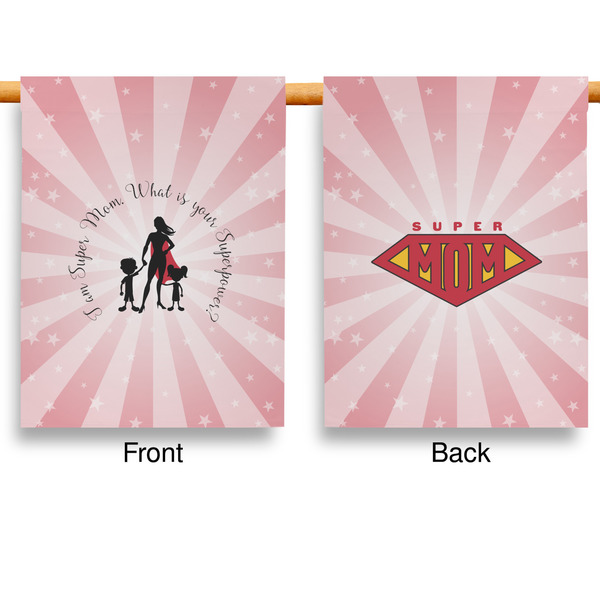Super Mom Garden Flags - Large - Double Sided - APPROVAL