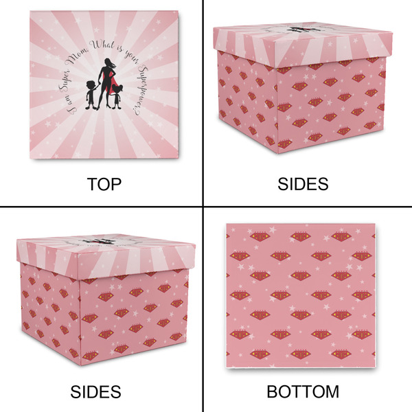 Super Mom Gift Boxes with Lid - Canvas Wrapped - Medium - Approval